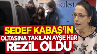 Sedef Kabaş'ın oltasına takılan Ayşe Hür rezil oldu