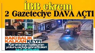 Sözde özgürlükçü takılan İBB ekrem 2 gazeteciye dava açtı!