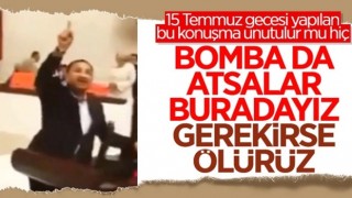 Yeni Adalet Bakanı Bekir Bozdağ'ın 15 Temmuz gecesi TBMM'de yaptığı konuşma