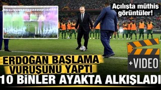 Açılışı Başkan Erdoğan yaptı! 50 bin kişi ayakta alkışladı