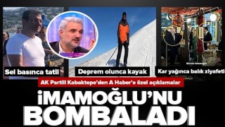 AK Parti İstanbul İl Başkanı Osman Nuri Kabaktepe'den İmamoğlu'na sert tepki .