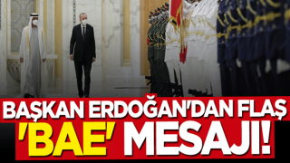 Başkan Erdoğan'dan BAE mesajı! Dikkat çeken paylaşım!