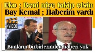 ''Bunların birbirlerinden haberleri yok''