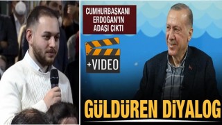 Cumhurbaşkanı Erdoğan'ın gençlerle buluşmasında güldüren diyalog