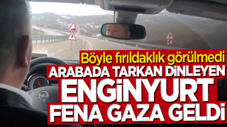 Fırıldaklığın bu kadarı... Arabada Tarkan dinleyen Cemal Enginyurt fena gaza geldi