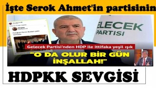 Gelecek Partisi'nden HDP ile ittifaka yeşil ışık: ''O da olur bir gün inşallah!''