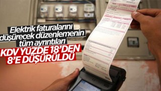 Mesken ve tarımsal sulamada elektrik KDV'si düşürüldü