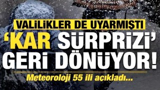 Meteoroloji'den son dakika hava durumu raporu! 55 kente sarı ve turuncu kodlu uyarı