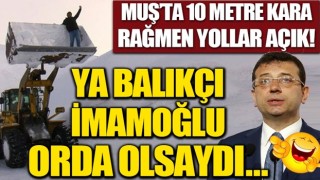 Muş’ta kar kalınlığı 10 metreyi buldu! Ekipler, çığ riskine rağmen 1 kilometreyi 2 saatte temizliyor