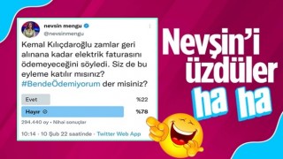 Nevşin Mengü'nün Kılıçdaroğlu anketi: Ezici çoğunluk 'hayır' dedi