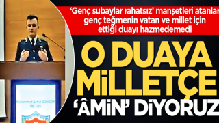 O duaya milletçe ‘âmin’ diyoruz