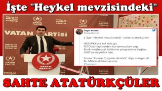 Özgür Bursalı açıkladı: Heykel mevzisindeki sahte Atatürkçüler