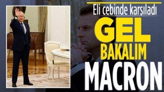 Putin ve Macron görüşmesinde tarihi kare: Sosyal medya bu görüntüyü konuşuyor