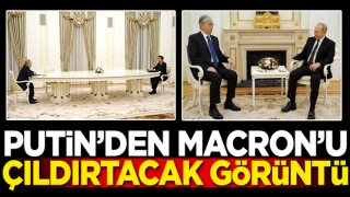 Putin'den Macron'u çıldırtacak görüntü!