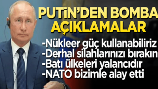 Putin’in açıklamalarının detayları eklendi