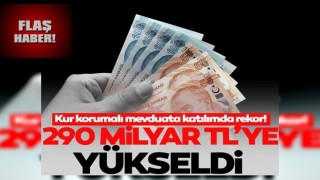 Son dakika: Kur korumalı mevduata katılım 290 milyar TL'ye yükseldi