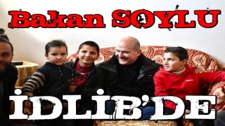 Süleyman Soylu, İdlib'de yapımı süren briket evleri inceledi