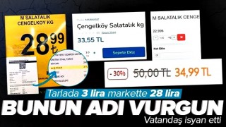 Tarlada 3 lira markette 28 lira! Vatandaşlar isyan etti: Bu nasıl bir vurgun? Daha ciğerimizi mi sökecekler?.