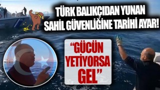 Türk balıkçı Yunan sahil güvenlik görevlisini azarladı