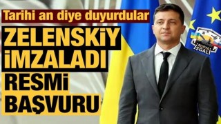 Ukrayna'dan AB'ye resmen başvuru!