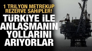 1 trilyon metreküp rezerve sahipler! Türkiye ile anlaşmanın yolunu arıyorlar