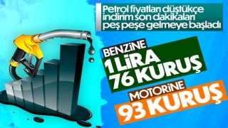 Benzin ve motorine bir indirim daha...