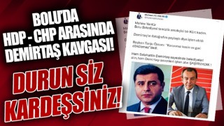 Bolu Belediyesi'nde çalışan işçi Selahattin Demirtaş fotoğrafı paylaştı! HDP'li Gergerlioğlu ile Tanju Özcan birbirine girdi