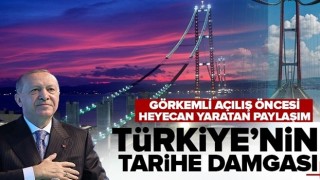 Çanakkale Zaferimizin nişanesi... Türkiye’nin tarihe damgası! Başkan Erdoğan'dan 1915 Çanakkale Köprüsü paylaşımı .