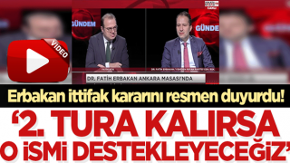 Fatih Erbakan kararını duyurdu! '2. tura kalırsa Erdoğan'ı destekleyeceğiz'