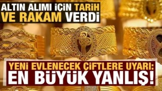 İslam Memiş evlenecek çiftlere, altın alımı için tarih verip can alıcı uyarıyı yaptı!