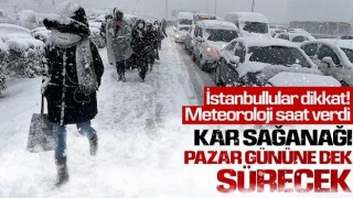 Meteoroloji Genel Müdürlüğü uyardı! İstanbul pazara kadar kar yağışının etkisine girecek...