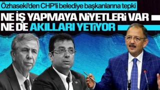 Özhaseki’den İmamoğlu ve Yavaş’a: Mağduriyet edebiyatı içerisinde günlerini geçiriyorlar