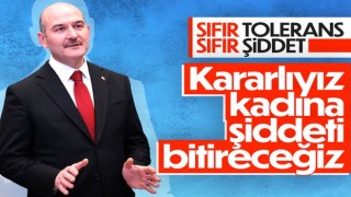 Süleyman Soylu'dan kadına yönelik şiddet ile mücadelede 'gizlilik' uygulaması