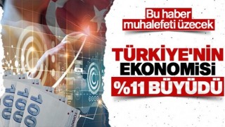 Türkiye ekonomisi 2021’de yüzde 11’lik büyüme gerçekleştirdi