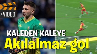 Akılalmaz gol: Kaleden kaleye attı