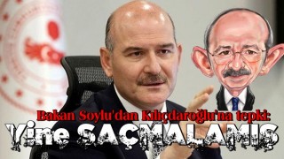 Bakan Soylu'dan Kılıçdaroğlu'na tepki: Yine saçmalamış!