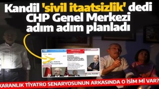 CHP Genel Merkezi'nin propaganda ekibi karanlık tiyatroyu adım adım kurgulamış