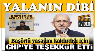 CHP Üye Katılım Töreni'nde akılalmaz başörtüsü sözleri: Kılıçdaroğlu'na teşekkür etti