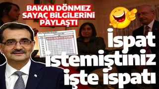 Enerji Bakanı Dönmez, Kılıçdaroğlu'nun ziyaret ettiği ailenin sayaç bilgilerini paylaştı