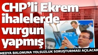 İBB'yi yetersiz şirketlere peşkeş çeken CHP'li Ekrem İmamoğlu hakkında soruşturma izni