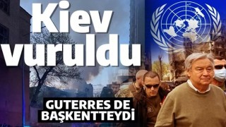 Kiev şehir merkezinde şiddetli patlama! Başkentin tam kalbi vuruldu