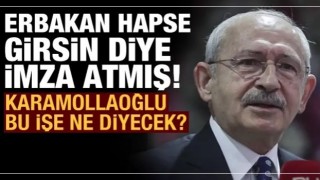 Kılıçdaroğlu, Erbakan hapse girsin diye imza atmış