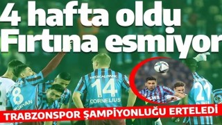 Lider şampiyonluğu erteledi! Trabzonspor Karagümrük’e takıldı