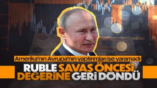 Rus rublesi, dolar karşısında kayıplarını telafi etti