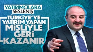 Sanayi ve Teknoloji Bakanı Mustafa Varank yatırımcılara seslendi