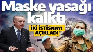 Son dakika! Cumhurbaşkanı Erdoğan: Kapalı mekanlarda maske şartı kalktı