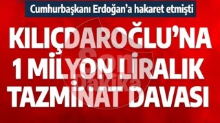 Son dakika! Cumhurbaşkanı Erdoğan'dan Kılıçdaroğlu'na 1 milyon liralık dava