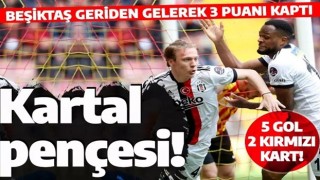 Beşiktaş, Kayserispor'u 3 golle mağlup etti