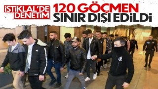 Beyoğlu'nda 120 düzensiz göçmen yakalandı