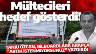 Bolu Belediye Başkanı Tanju Özcan mültecileri hedef aldı! Artık istenmiyorsunuz